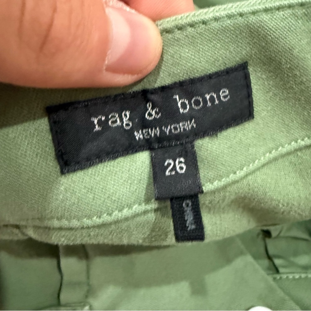 Rag & Bone Pants Nora Wide Leg Utility Cargo in Green - Picture 7 of 8